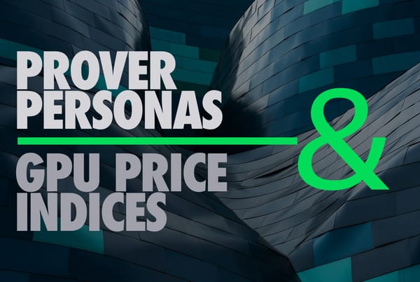 The Ethproofs Prover Personas & GPU Price Indices